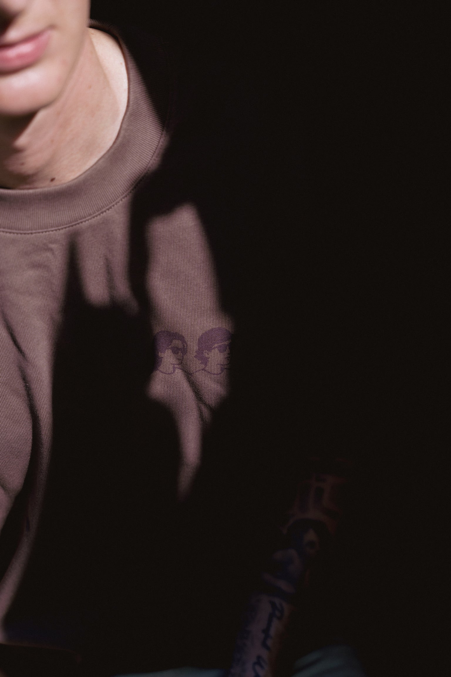 Boxy Brown Emblem Tee